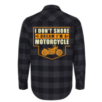 Mens I Dont Snore I Dream Im A Motorcycle Funny Dad Dy Papa Pops T Shi Flannel Shirt | Artistshot