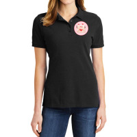 Valentines Day T  Shirt Valentine's Day Scallop Circle Love Letter 4 T Ladies Polo Shirt | Artistshot