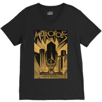 Metropolis V-neck Tee | Artistshot