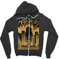 Metropolis Zipper Hoodie | Artistshot