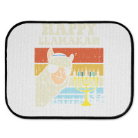 Happy Llamakah Jewish Llama Funny Hanukkah Pajamas Chanukah Rear Car Mat | Artistshot