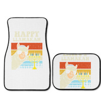 Happy Llamakah Jewish Llama Funny Hanukkah Pajamas Chanukah Full Set Car Mats | Artistshot