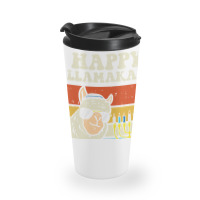 Happy Llamakah Jewish Llama Funny Hanukkah Pajamas Chanukah Travel Mug | Artistshot