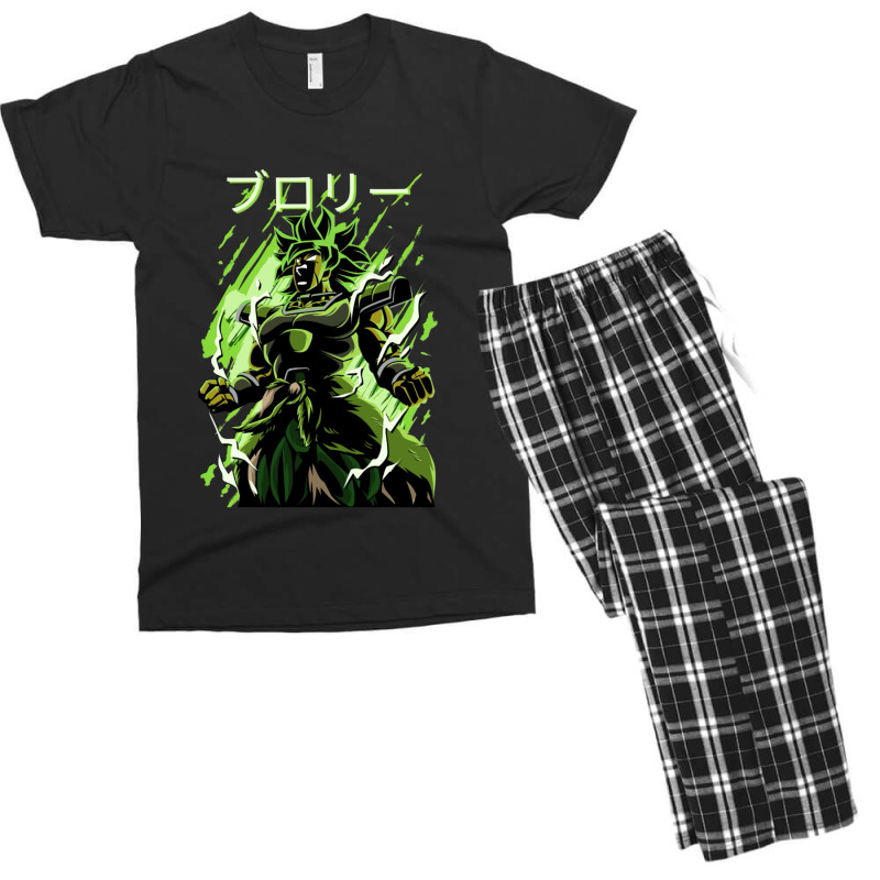 Dragonball Broly Roarr Men's T-shirt Pajama Set by SamAlexanderMcnutt | Artistshot