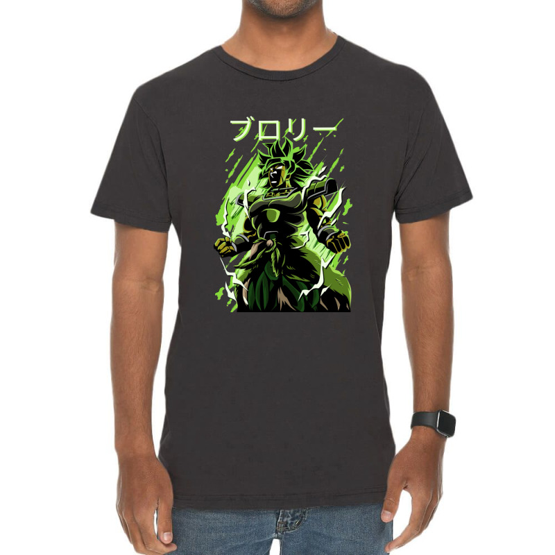 Dragonball Broly Roarr Vintage T-Shirt by SamAlexanderMcnutt | Artistshot