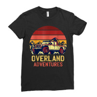 Overland Adventures Camping Offroad Graphic T Shirt Ladies Fitted T-shirt | Artistshot