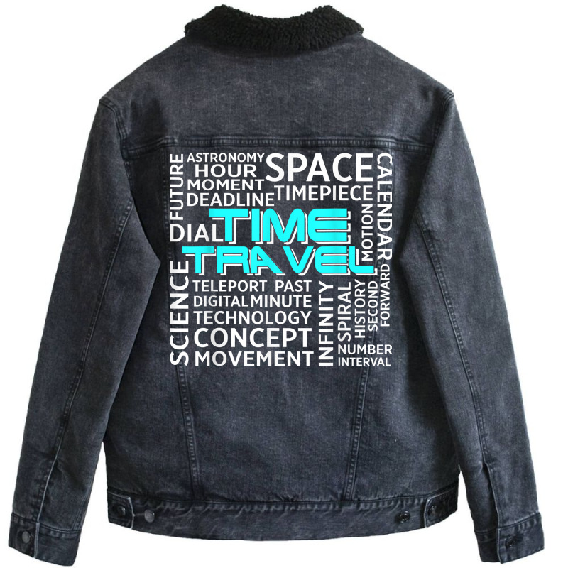 Time Travel Science Fiction, Science Fiction Space Costume T Shirt Unisex Sherpa-Lined Denim Jacket by ald1heberts | Artistshot