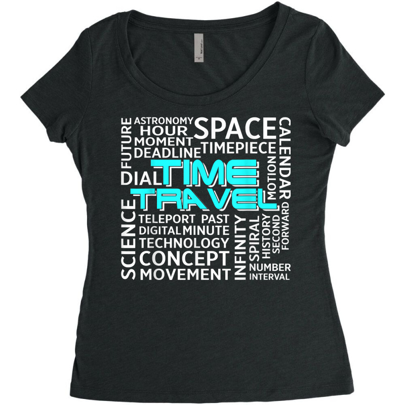 Time Travel Science Fiction, Science Fiction Space Costume T Shirt Women's Triblend Scoop T-shirt by ald1heberts | Artistshot