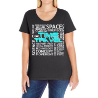 Time Travel Science Fiction, Science Fiction Space Costume T Shirt Ladies Curvy T-shirt | Artistshot