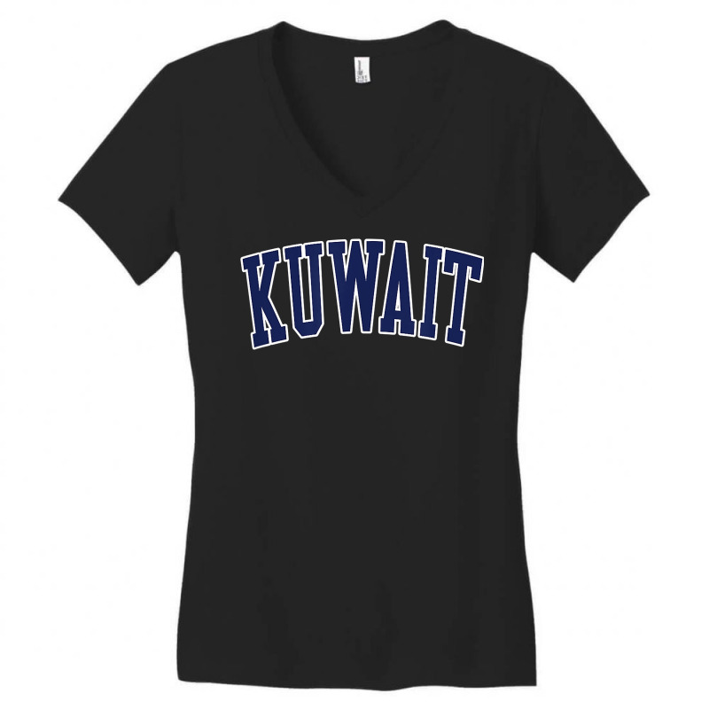 Retro Vintage Retro Vintage Kuwait Country Souvenir T Shirt Women's V-Neck T-Shirt by kamrynshut8 | Artistshot