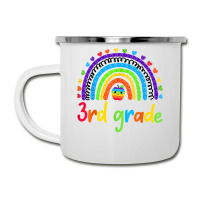 Rainbow 100 Days Of 3rd Grade Poppin 100th Day Pop It T Shirt Camper Cup | Artistshot