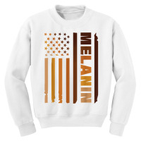 Melanin Skin Color Equality Afro American Black Pride Flag T Shirt Youth Sweatshirt | Artistshot