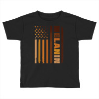 Melanin Skin Color Equality Afro American Black Pride Flag T Shirt Toddler T-shirt | Artistshot