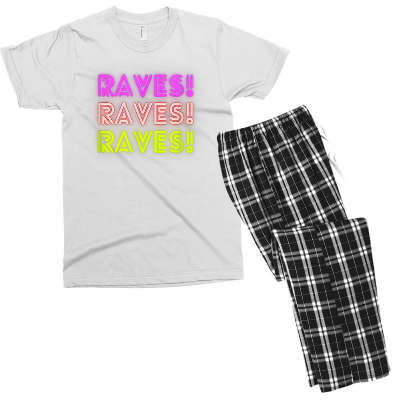 Raves Funny Raving Festival Electronic Music Hippy Dancing T Shirt Men's T-shirt Pajama Set by araceliphexy | Artistshot