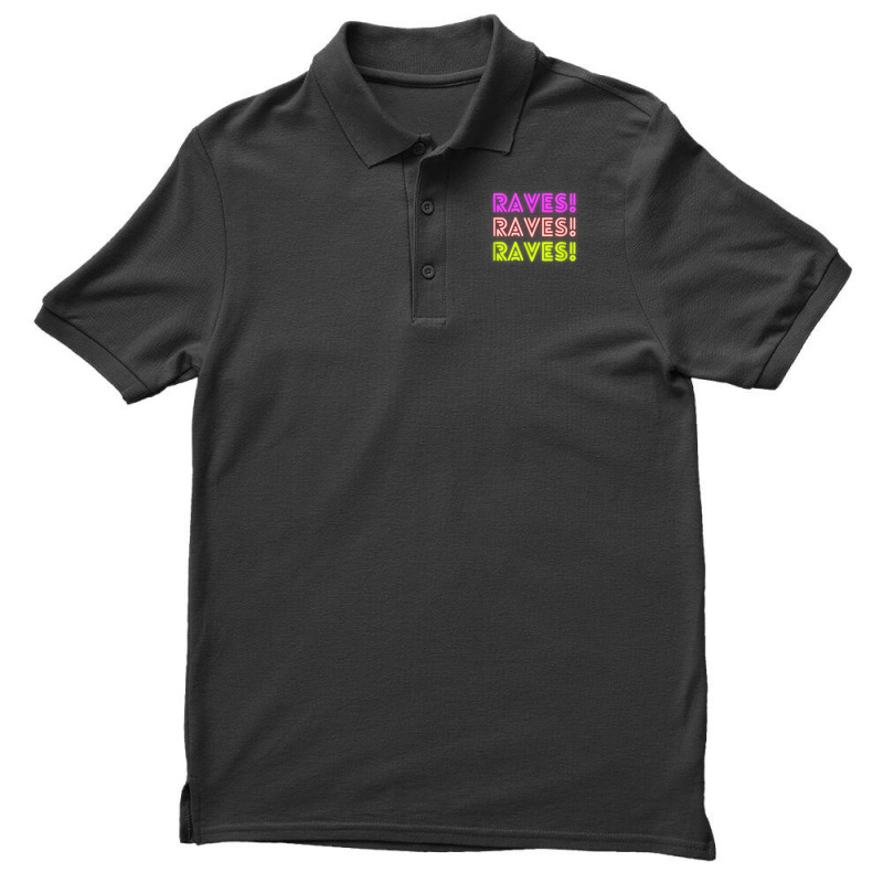 Raves Funny Raving Festival Electronic Music Hippy Dancing T Shirt Men's Polo Shirt by araceliphexy | Artistshot