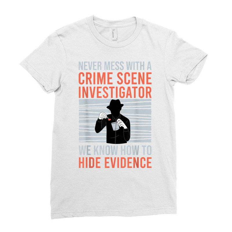 Retro Crime Scene Investigator T Shirt Ladies Fitted T-Shirt by kaykemyjoa | Artistshot