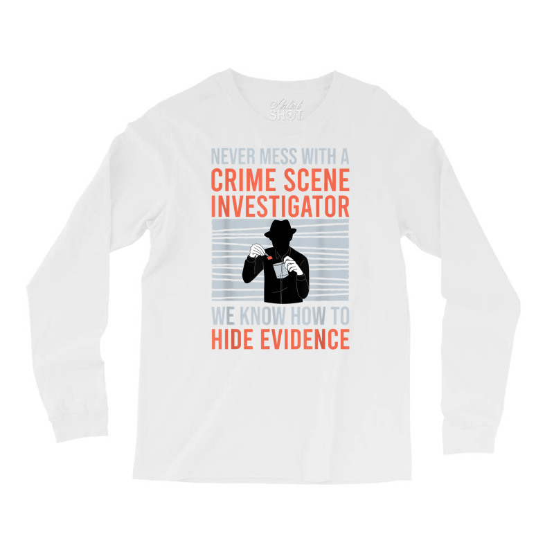 Retro Crime Scene Investigator T Shirt Long Sleeve Shirts by kaykemyjoa | Artistshot