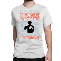 Retro Crime Scene Investigator T Shirt Classic T-shirt | Artistshot