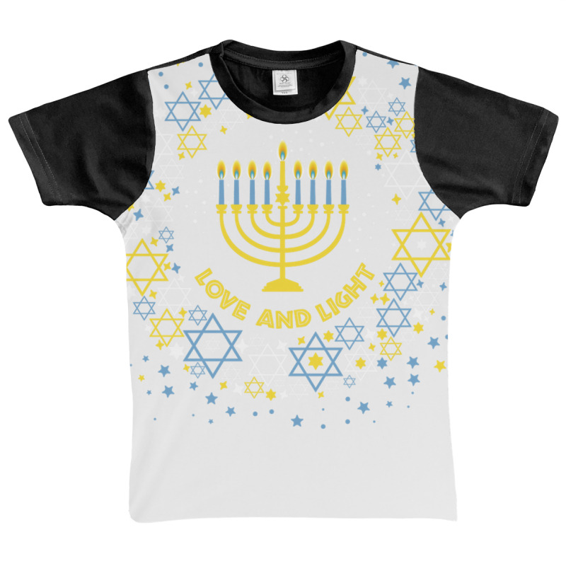 Love And Light Hanukkah  Jew Menorah Jewish Chanukah Graphic Youth T-shirt | Artistshot