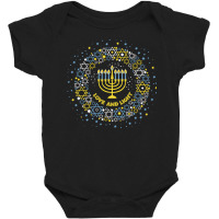 Love And Light Hanukkah  Jew Menorah Jewish Chanukah Baby Bodysuit | Artistshot