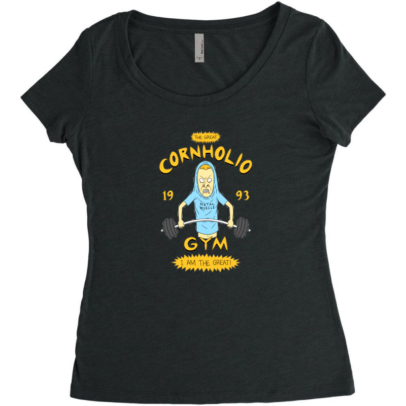 Cornholio's Gym Women's Triblend Scoop T-shirt | Artistshot