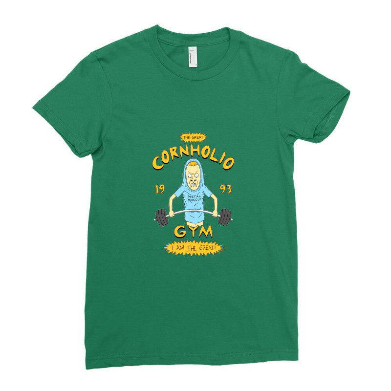 Cornholio's Gym Ladies Fitted T-shirt | Artistshot