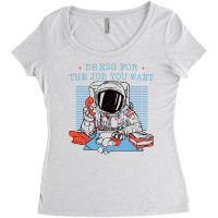 Dress For The Job You Want Women's Triblend Scoop T-shirt | Artistshot