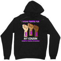 Silence Hand I Wear Purple For My Cousin Domestic Violence T Shirt Unisex Hoodie | Artistshot