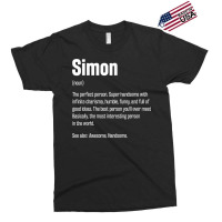 Simon Definition Funny First Name Humor Nickname T Shirt Exclusive T-shirt | Artistshot