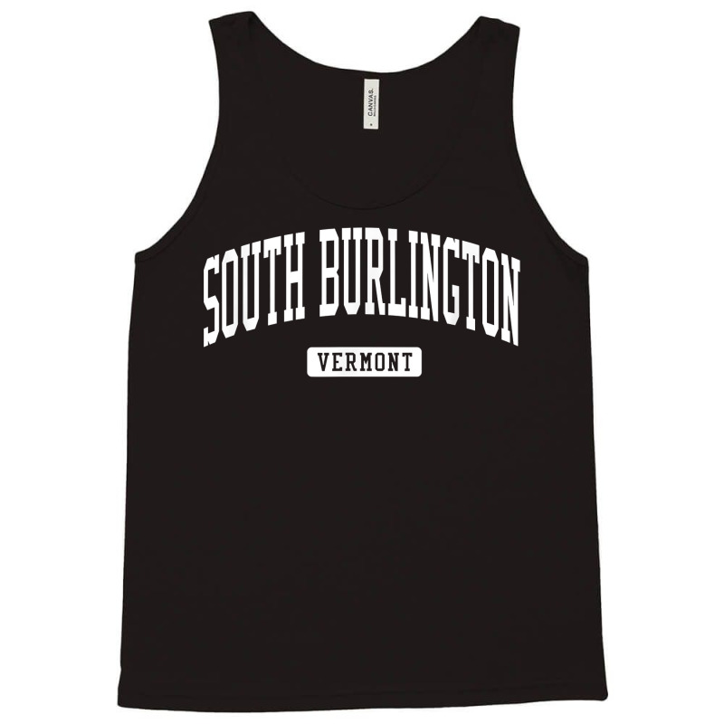 South Burlington Vermont Vt Vintage Athletic Sports Design T Shirt Tank Top | Artistshot