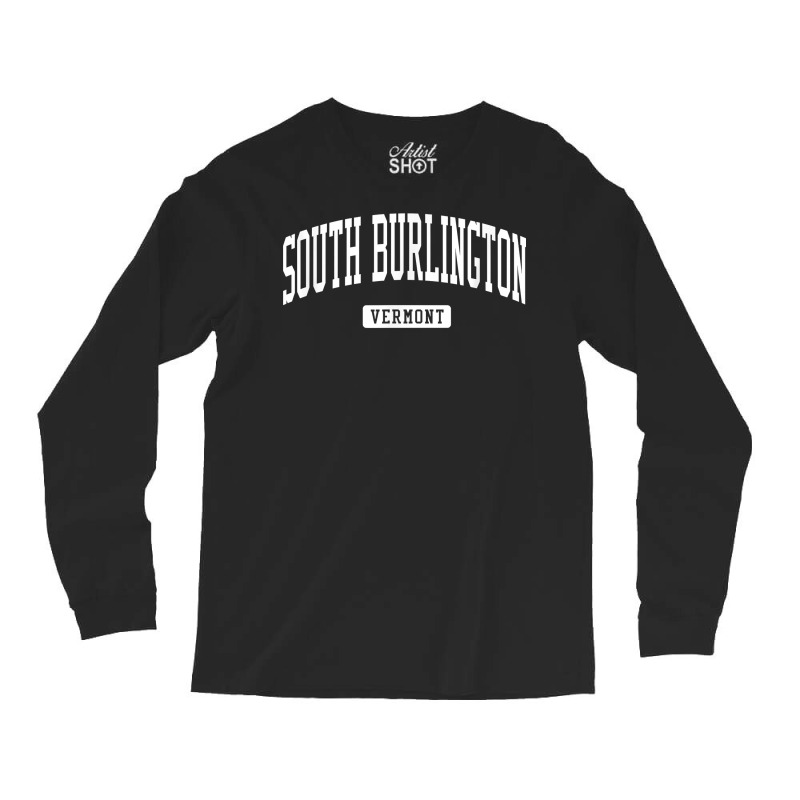 South Burlington Vermont Vt Vintage Athletic Sports Design T Shirt Long Sleeve Shirts | Artistshot