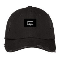 Black And White Basketball Hoop Vintage Cap | Artistshot