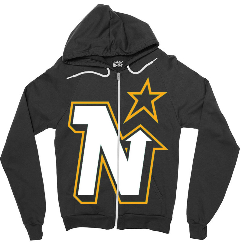 Vintage Minnesota Hockey Retro North Stars Zipper Hoodie | Artistshot