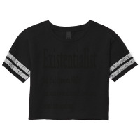 Definition Of An Existentialist Optimistic Nihilist Scorecard Crop Tee | Artistshot