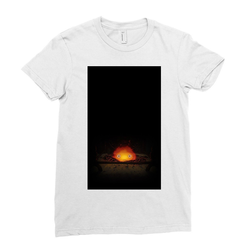 Calcifer Ladies Fitted T-Shirt by Parisjhi | Artistshot