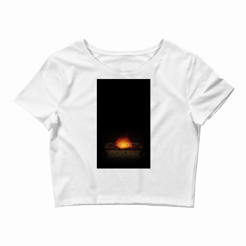 Calcifer Crop Top by Parisjhi | Artistshot