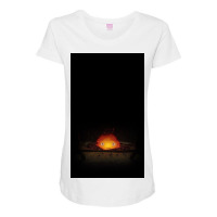 Calcifer Maternity Scoop Neck T-shirt | Artistshot