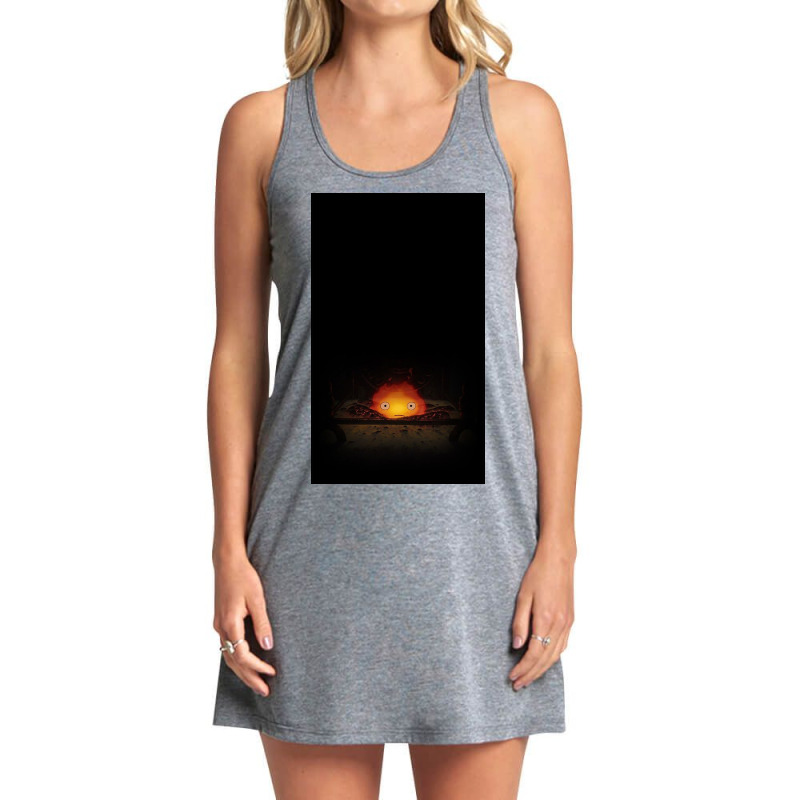 Calcifer Tank Dress by Parisjhi | Artistshot