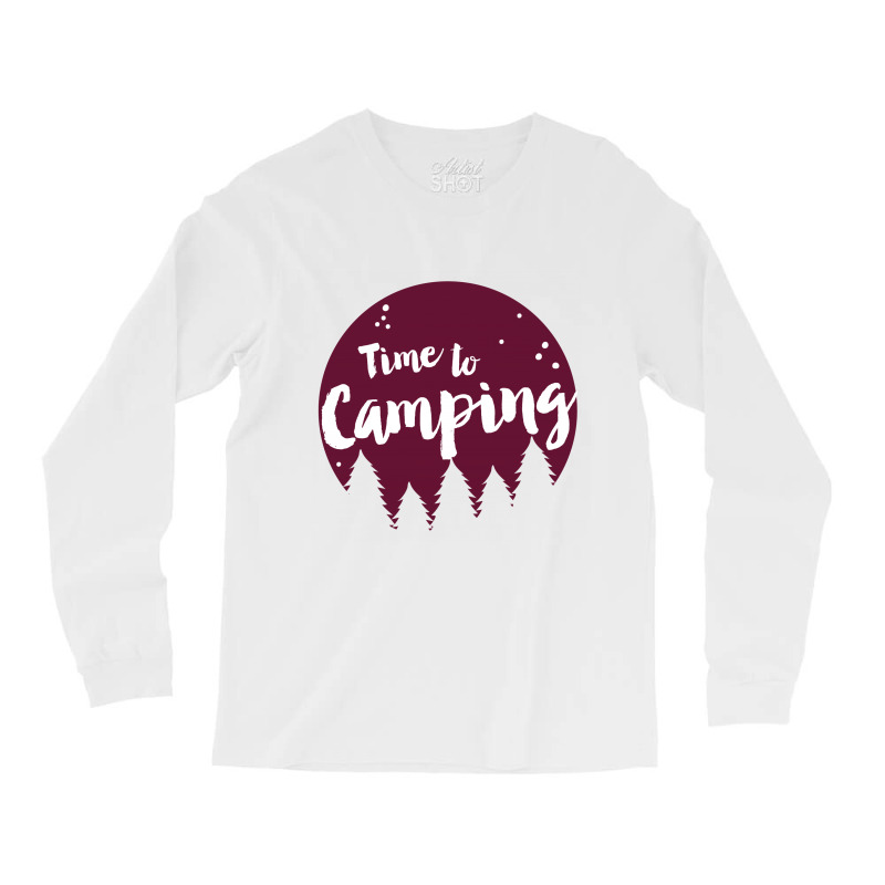 Camping Time Long Sleeve Shirts by Perfect Designers | Artistshot