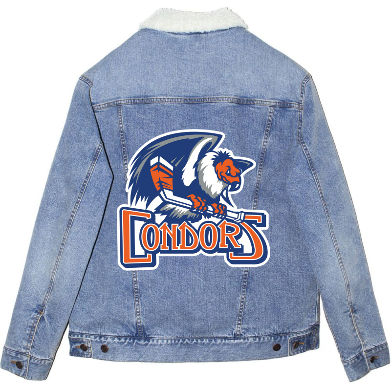 The-bakersfield-condors-sun Unisex Sherpa-lined Denim Jacket | Artistshot