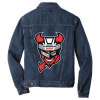 The-binghamton-devils-sun Men Denim Jacket | Artistshot