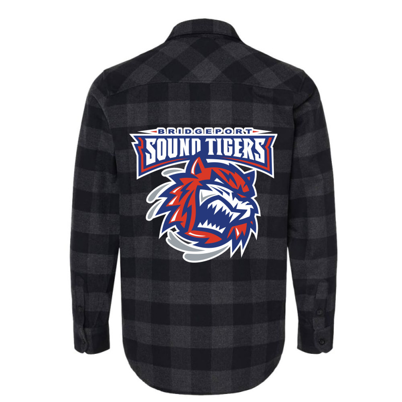 The-bridgeport-sound-tigers-sun Flannel Shirt | Artistshot