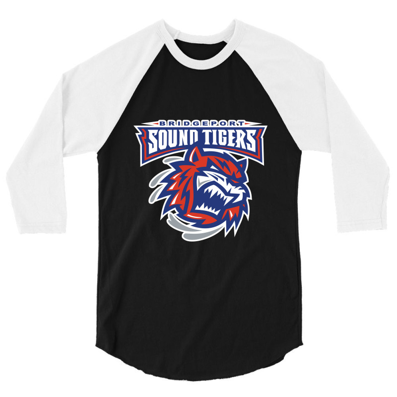 The-bridgeport-sound-tigers-sun 3/4 Sleeve Shirt | Artistshot