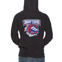 The-bridgeport-sound-tigers-sun Vintage Hoodie | Artistshot