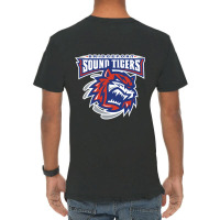 The-bridgeport-sound-tigers-sun Vintage T-shirt | Artistshot