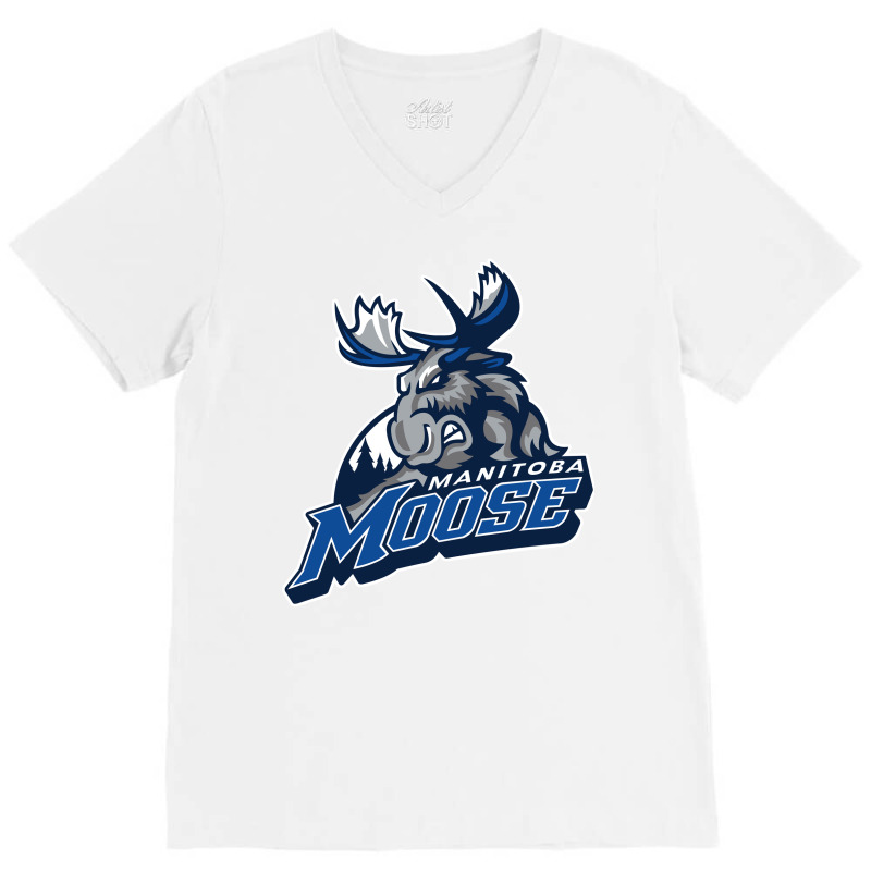 The-manitoba-moose-sun V-neck Tee | Artistshot