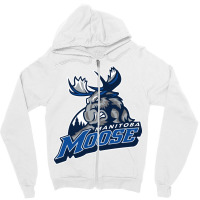 The-manitoba-moose-sun Zipper Hoodie | Artistshot