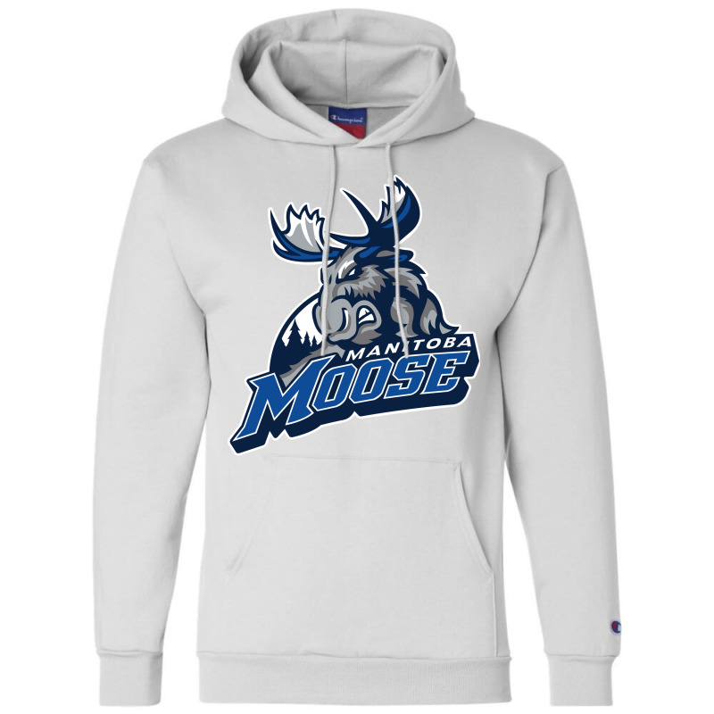 The-manitoba-moose-sun Champion Hoodie | Artistshot