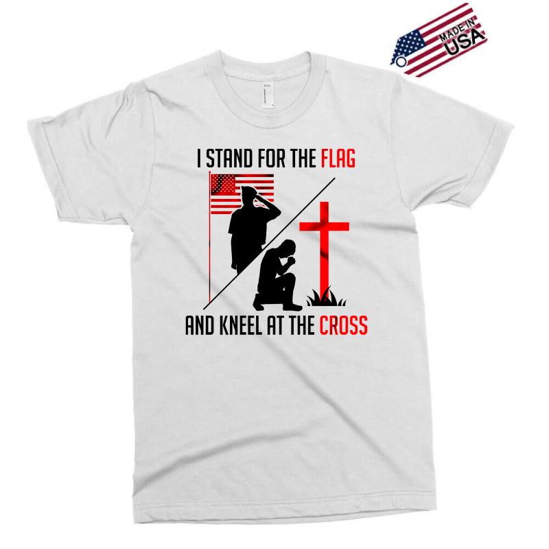 I Stand For The Flag And Kneel At The Cross Exclusive T-shirt | Artistshot