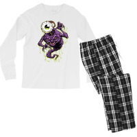 Big Eyeball Ghost! Men's Long Sleeve Pajama Set | Artistshot